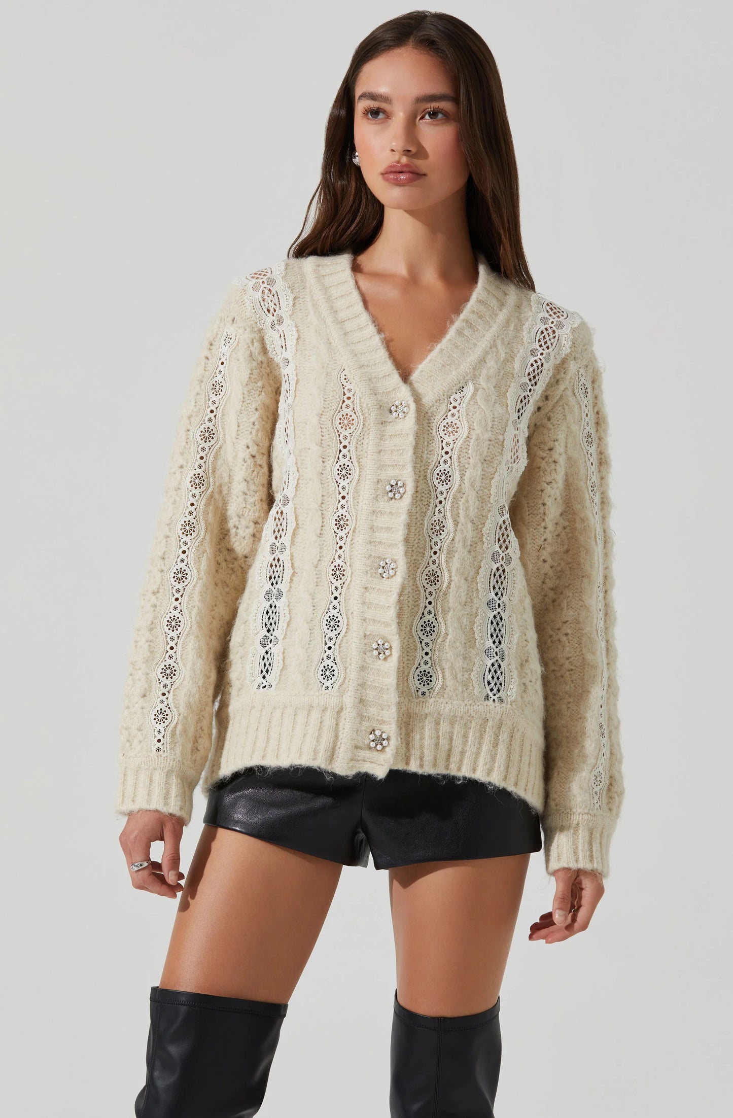 ASTR The Label Nesmarie Cardigan