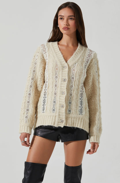 ASTR The Label Nesmarie Cardigan