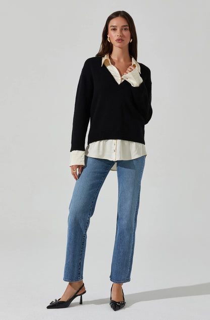 ASTR The Label Jianna Layered Sweater