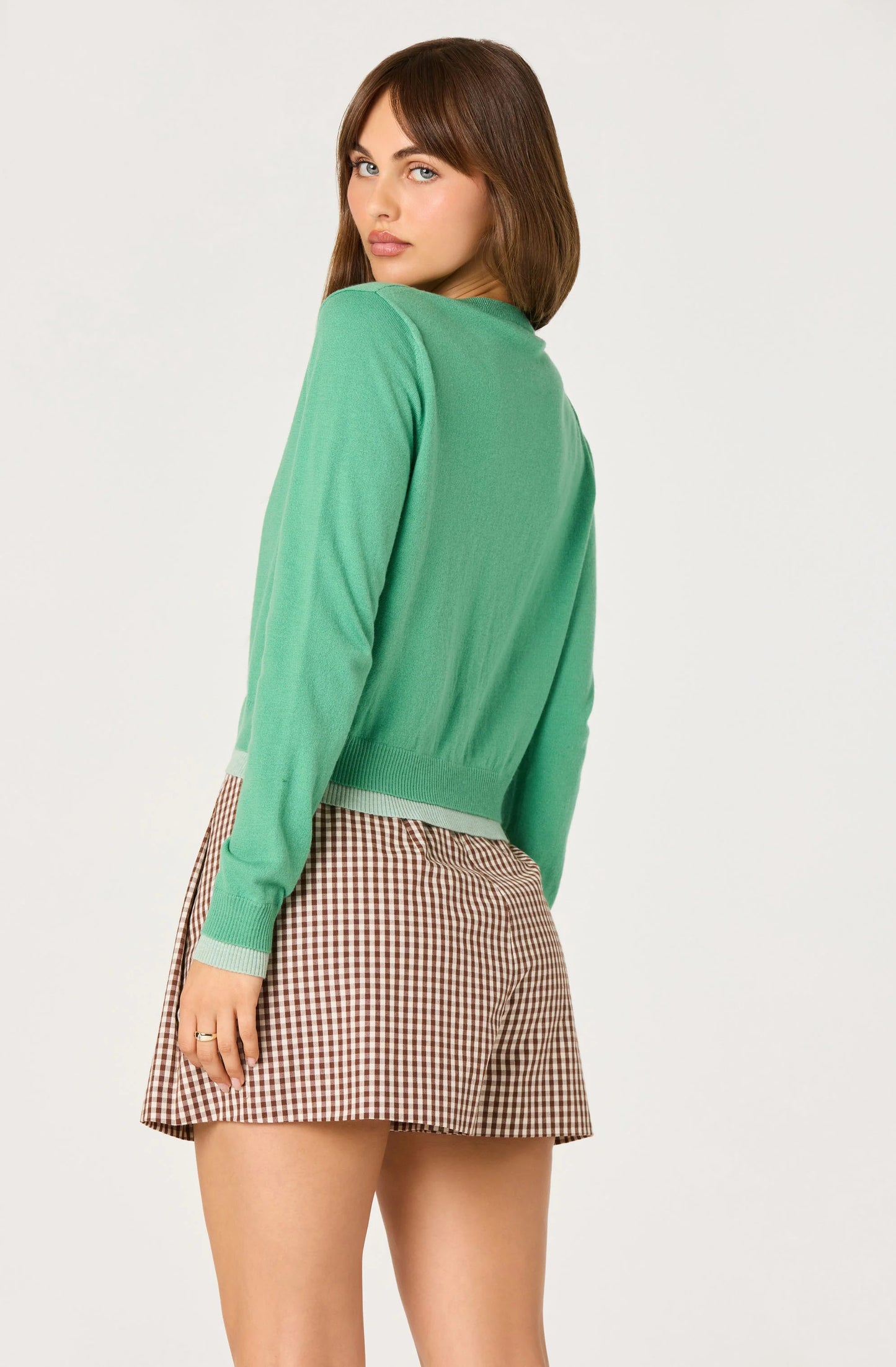 ASTR The Label Clovis Color Block Cardi