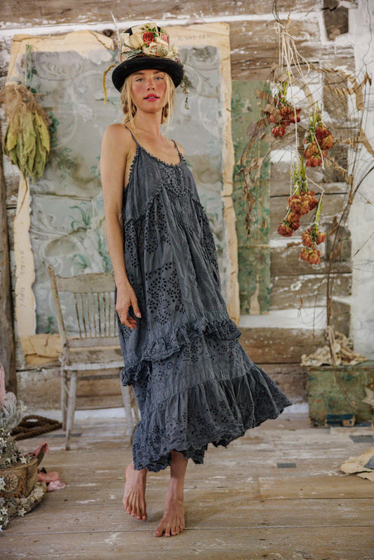 Magnolia Pearl "Eyelet Embroirdered Esti Cami Dress" Dress 1282