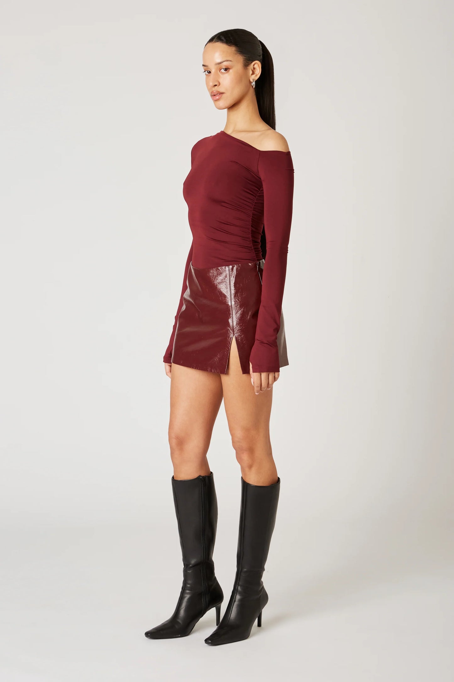 NIA Oxblood Cleo Longsleeve