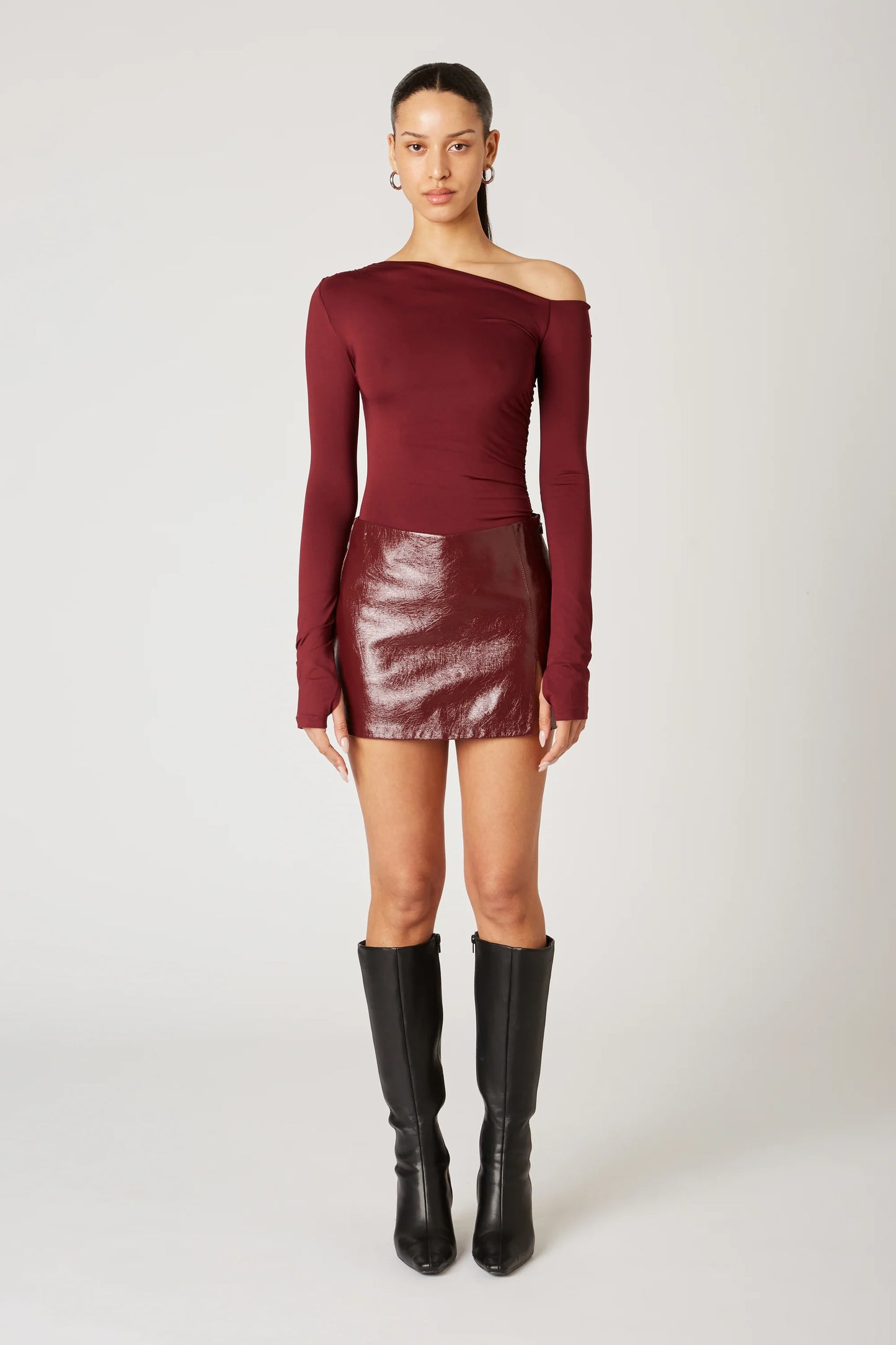 NIA Oxblood Cleo Longsleeve