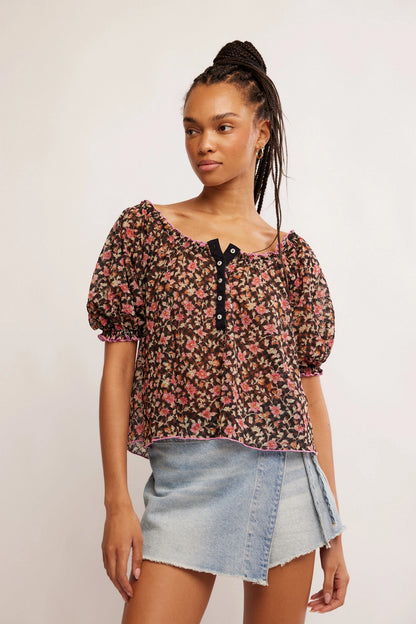 Free People Astra Peasant Top