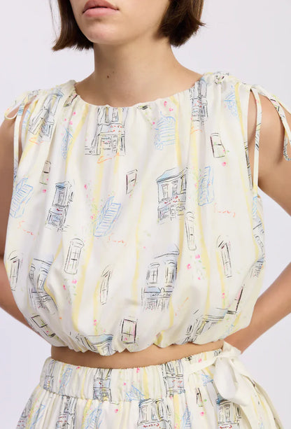 En Saison Barlet Cropped Top