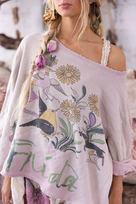 Magnolia Pearl "Flight Flowers Frida Nago Sweatshirt" Top 2175