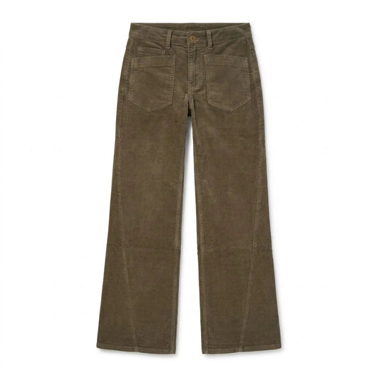 Bevy Flog Bailey Olive Velvet Cord