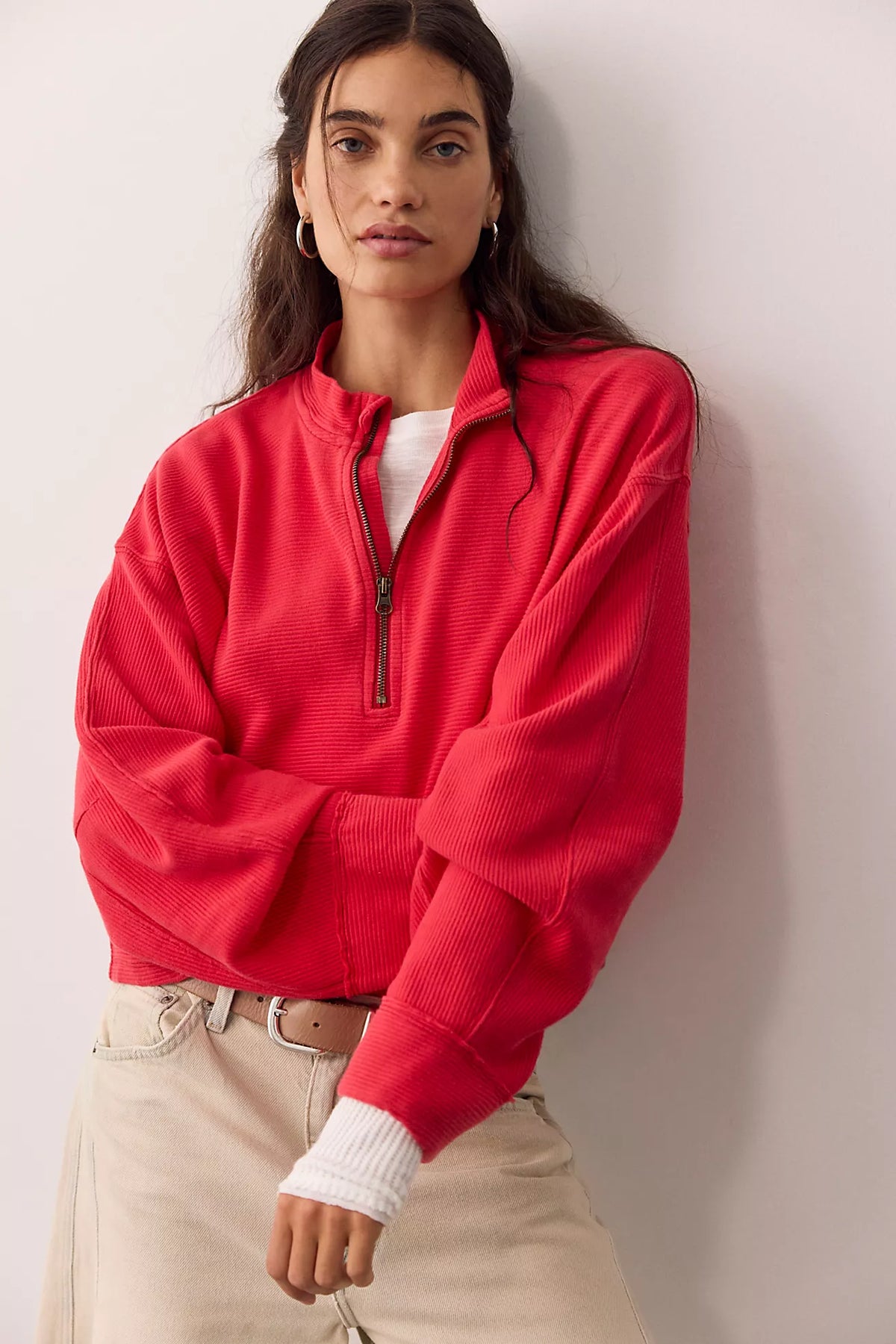 Free People Celeste Quarter Zip