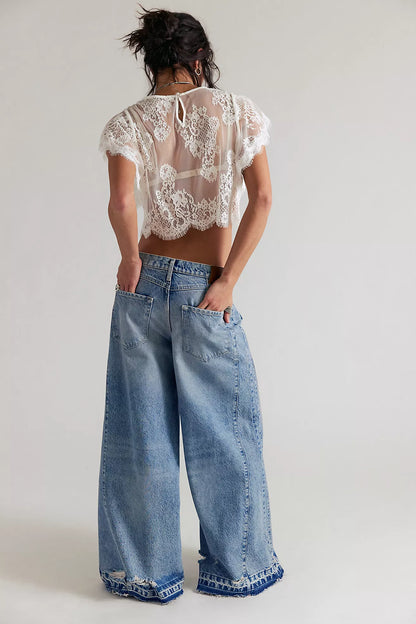 Free People Apollo Wide Leg Jean