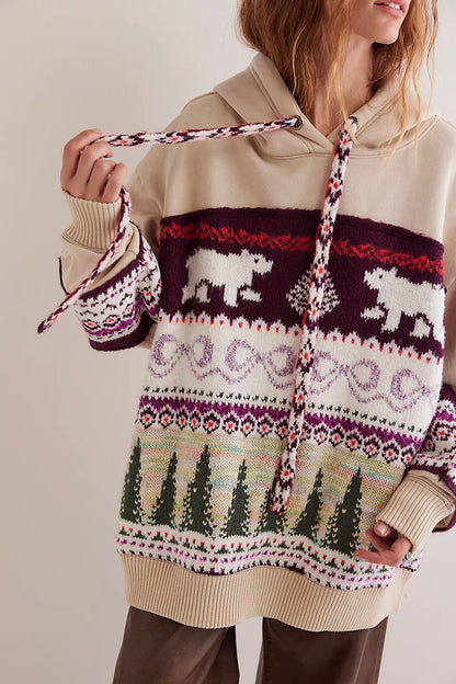 Free People Bear Combo Lutz Sweatshirt