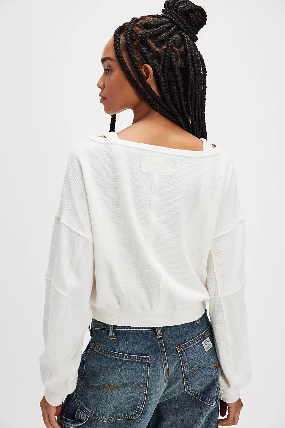 Free People Ivory Ife Pullover