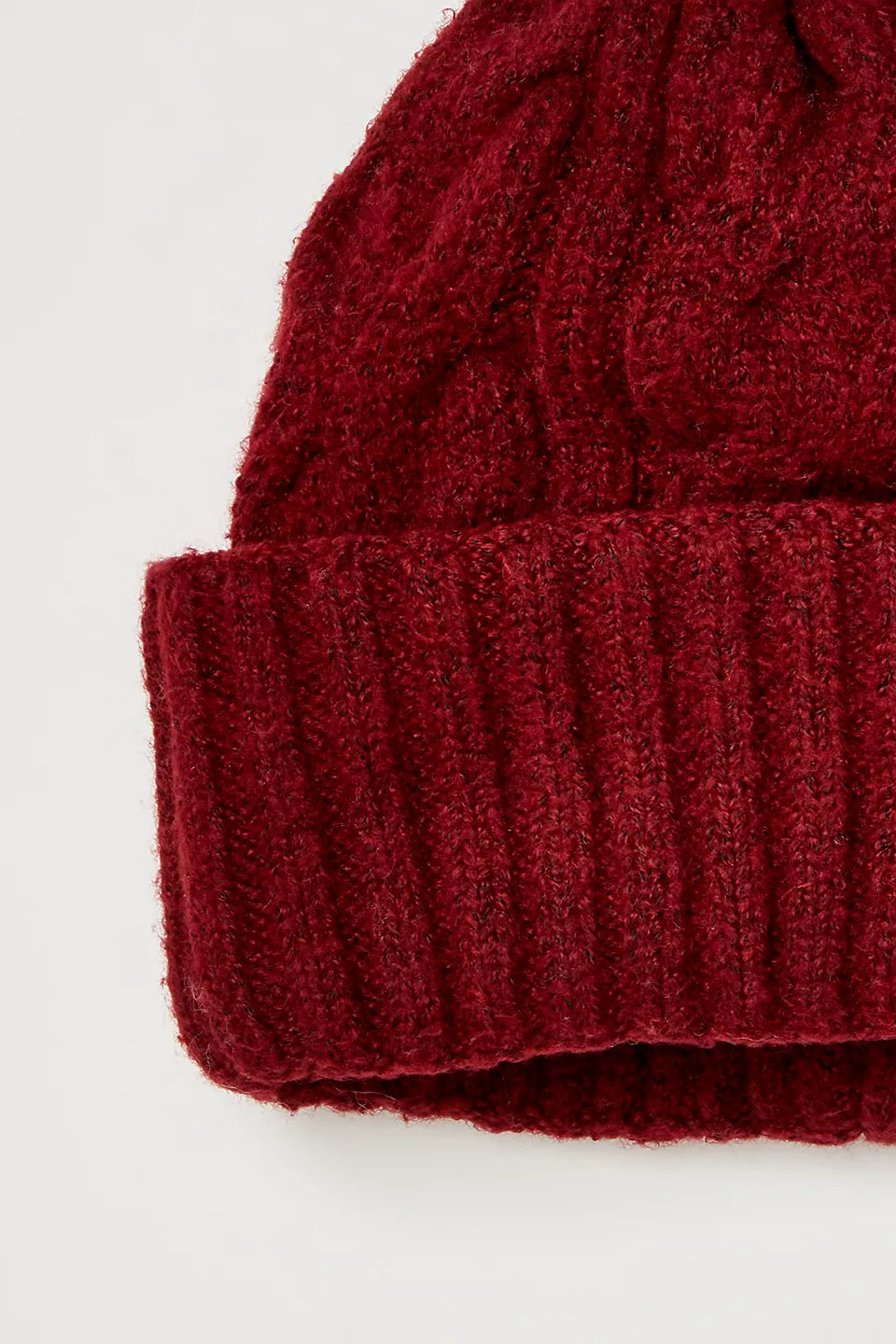 Free People Coastline Beanie Wine